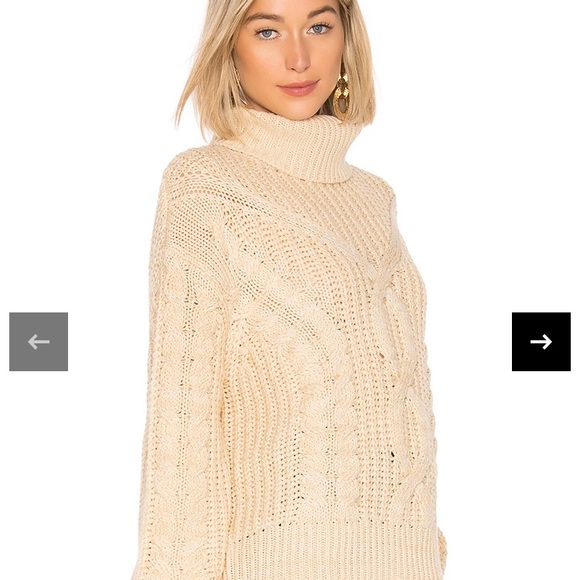 Tularola “Ivy” sweater in Beige xxs - Picture 2 of 7